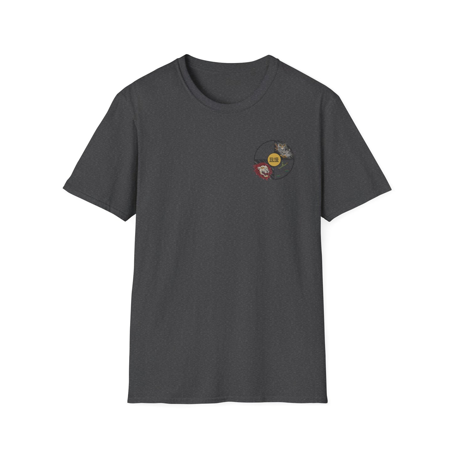 Warrior Spirit Samurai Bear T-Shirt Kanji Japanese Rising Sun Graphic Tee