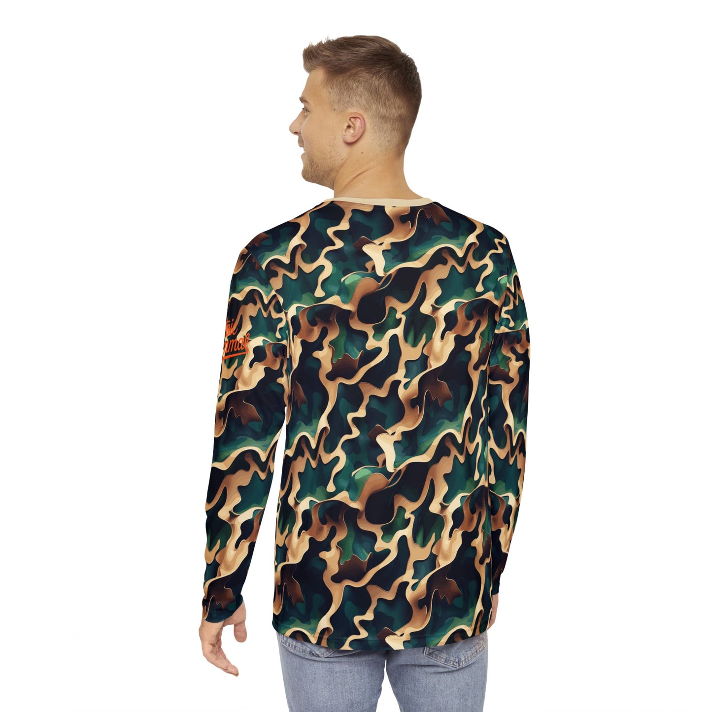 Adaptive Woodland Rebirth Digital Camo Stealth Tactical Long Sleeve Shirt