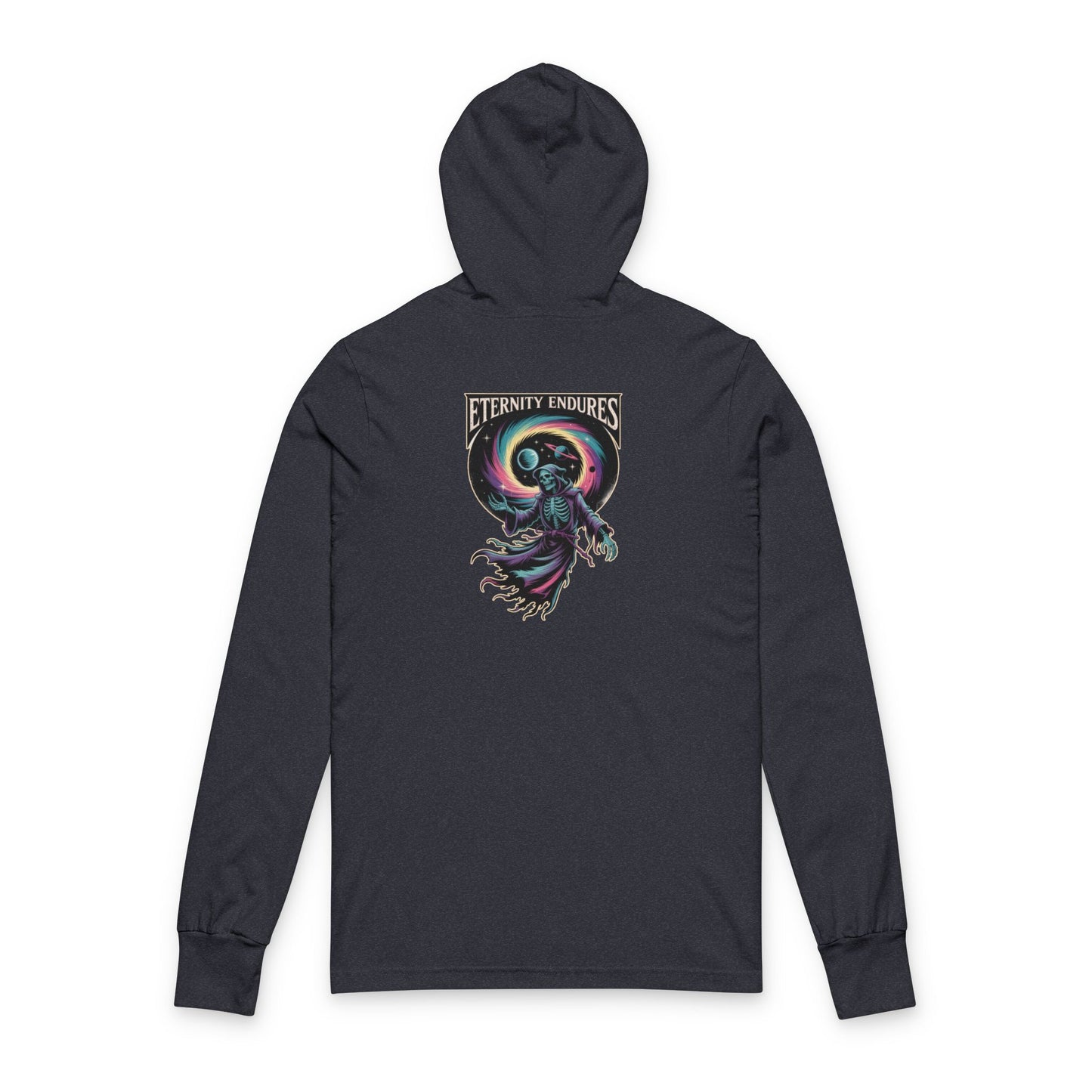 Ethereal Enertinty Endures Reaper Graphic Hooded Tee