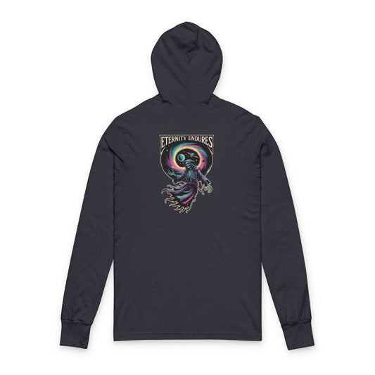 Ethereal Enertinty Endures Reaper Graphic Hooded Tee