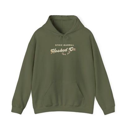 Hooked On Elk Hunting Weathered AF Hoodie