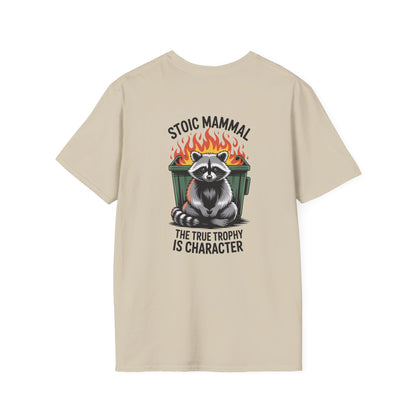 Stoic Mammal “Dumpster Fire” Raccoon T-Shirt