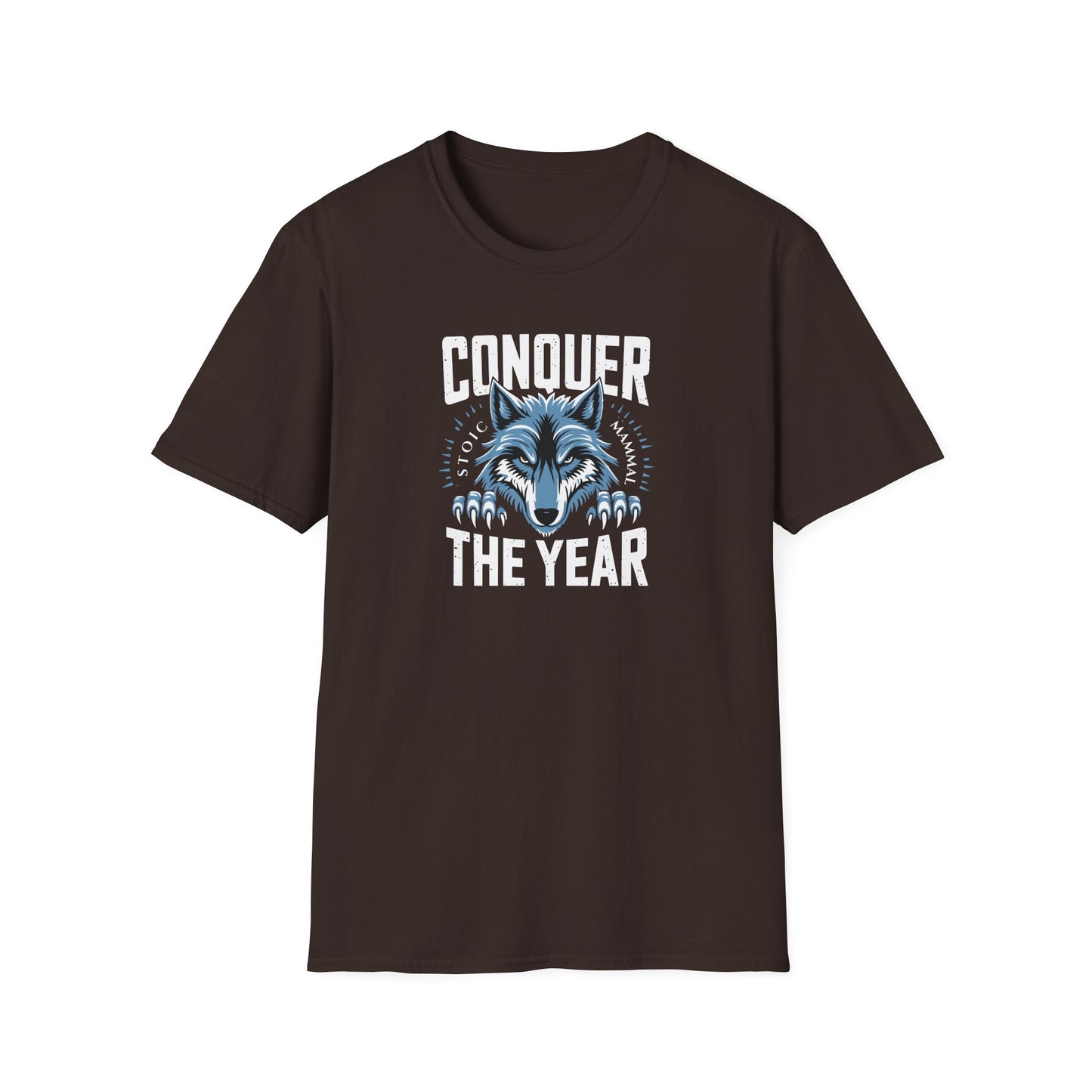 Stoic Wolf "Conquer the Year" Unisex Ultra Tee