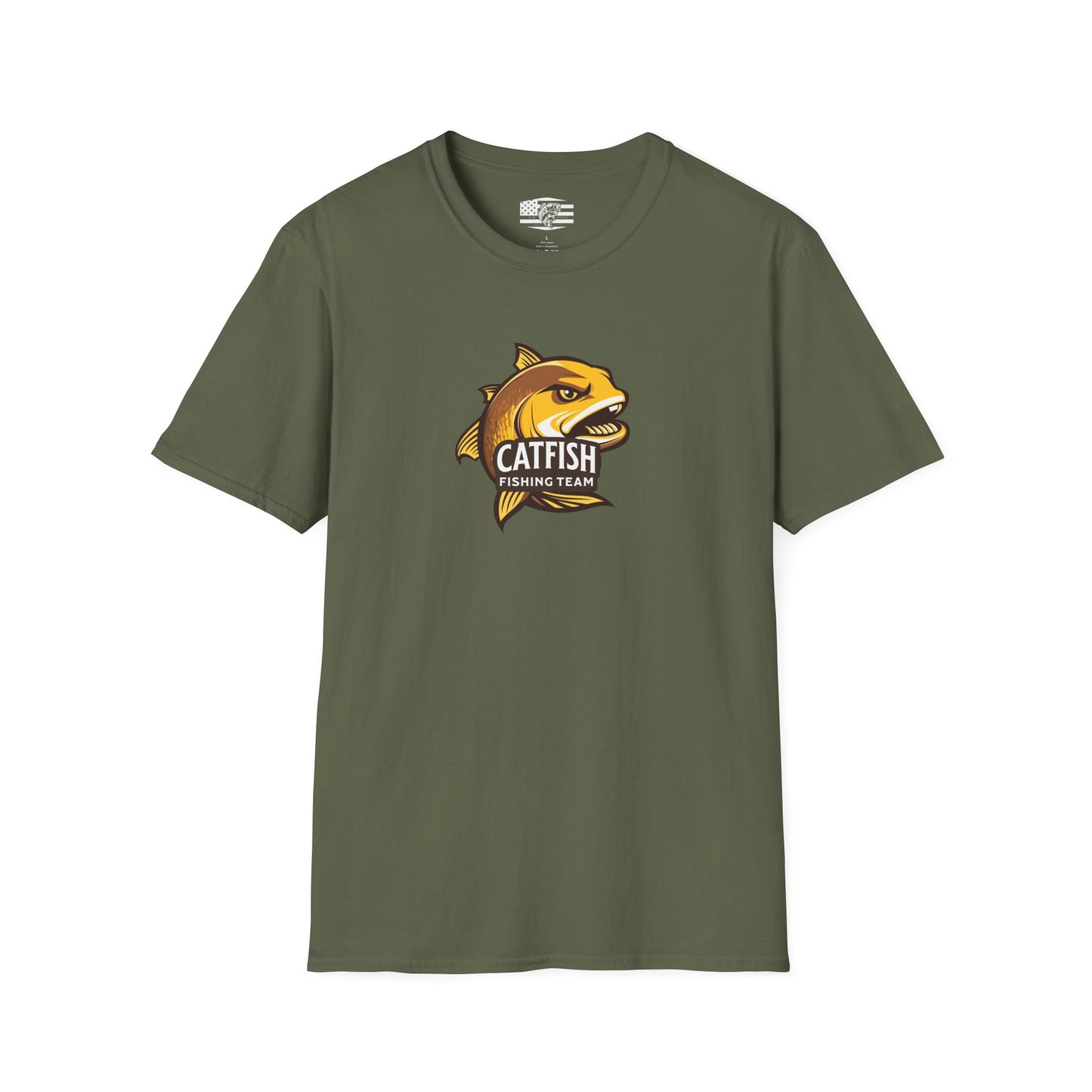 Catfish Fishing Team Logo Tee