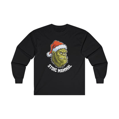 Grinch Style Stoic Mammal Christmas Unisex Ultra Cotton Long Sleeve Tee