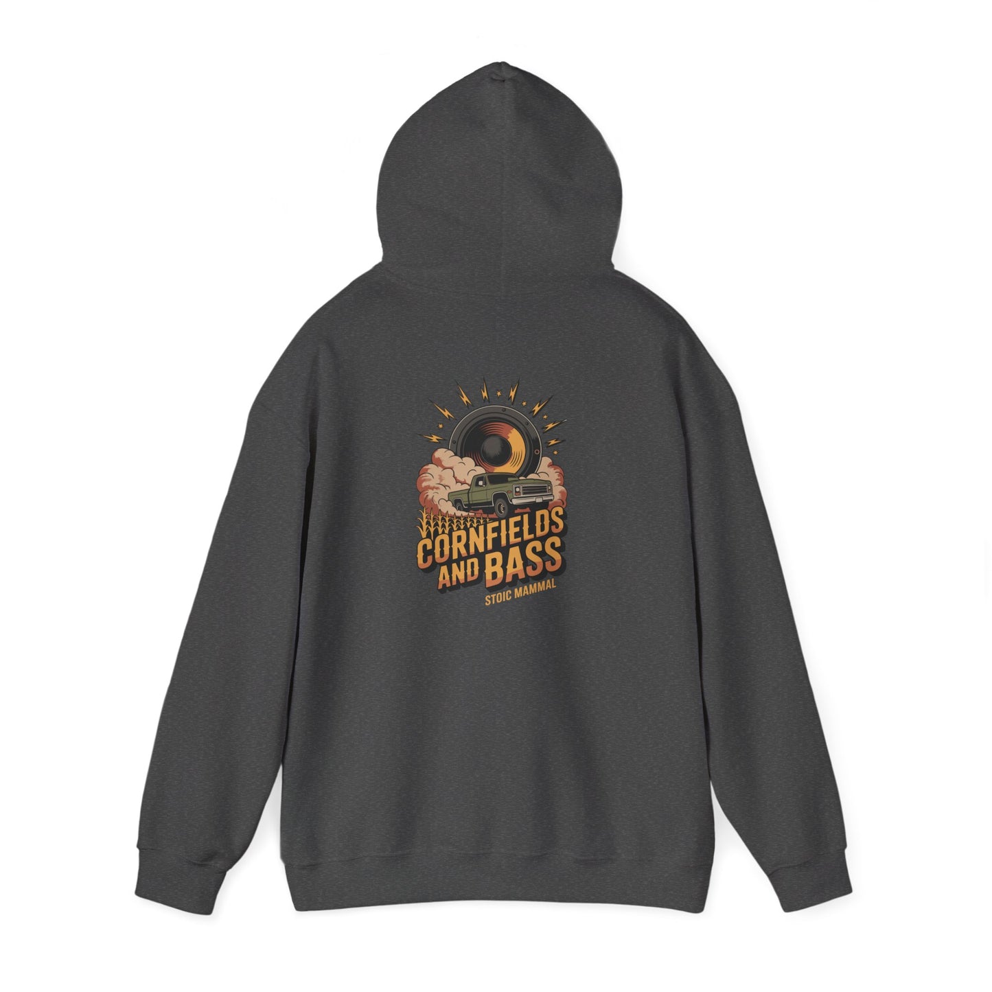 Cornfields and Bass Unisex Hoodie Stoic Mammal