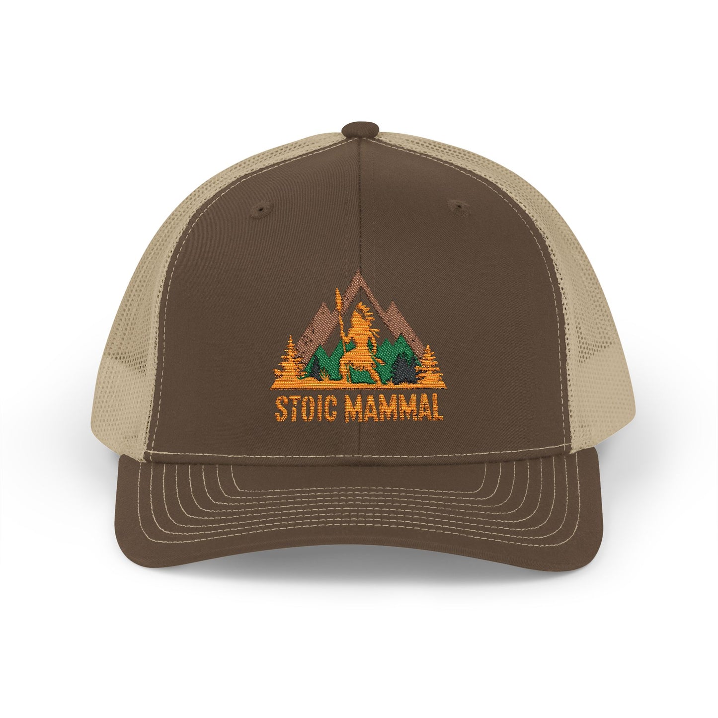 Stoic Mammal Ancient Hunter Logo Snapback Trucker Cap