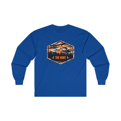 The Hunt 2024 Duck Hunting , Camp, Family, Camping, Outdoors Event Long Sleeve Tee