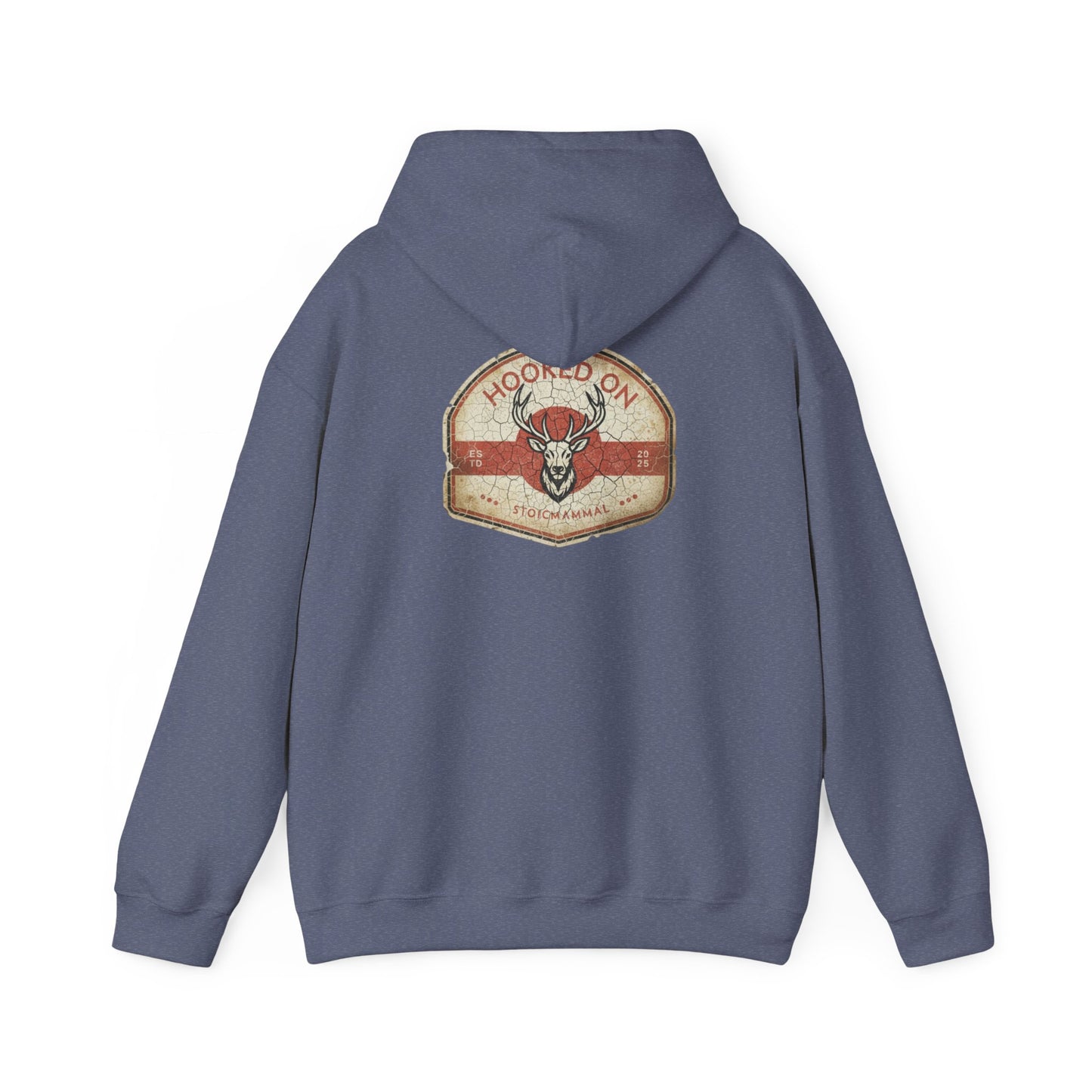 Hooked On Elk Hunting Weathered AF Hoodie