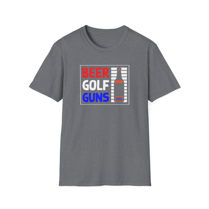 Beer Golf Guns Funny Unisex T-Shirt