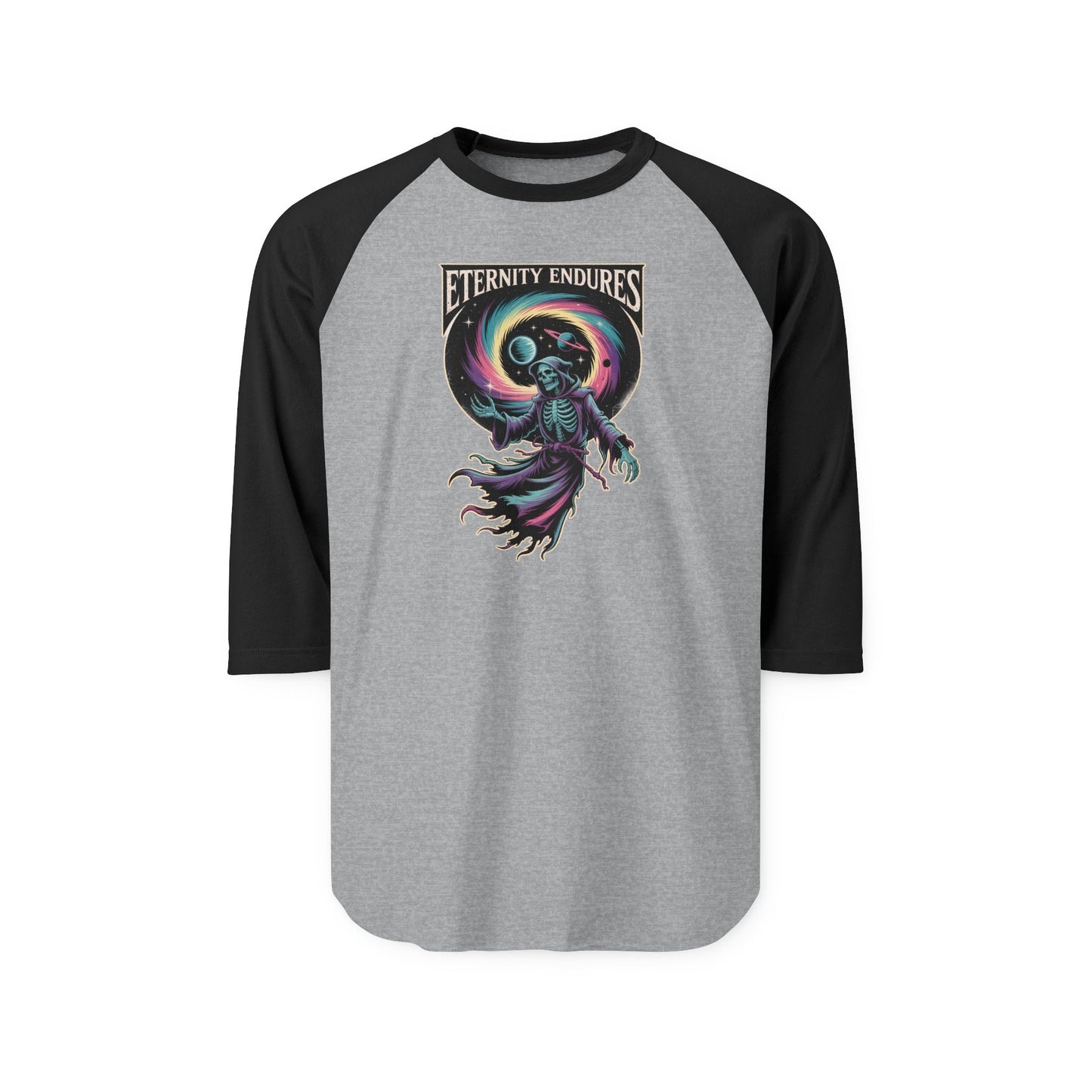 Eternity Endures  Raglan Shirt Halloween
