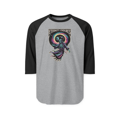 Eternity Endures  Raglan Shirt Halloween