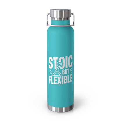 Stoic But Flexible Yoga Copper Vacuum Insulated Bottle, 22oz