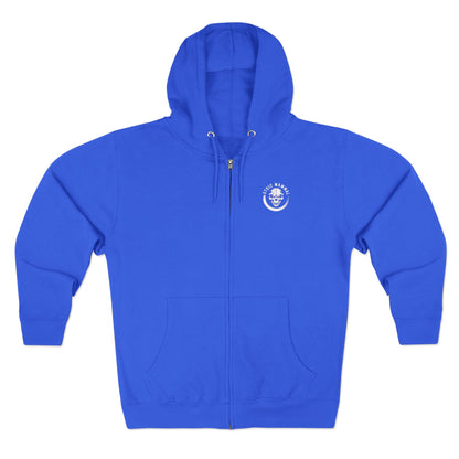 Brave the Night Hoodie, Unisex Zip Front Sweatshirt