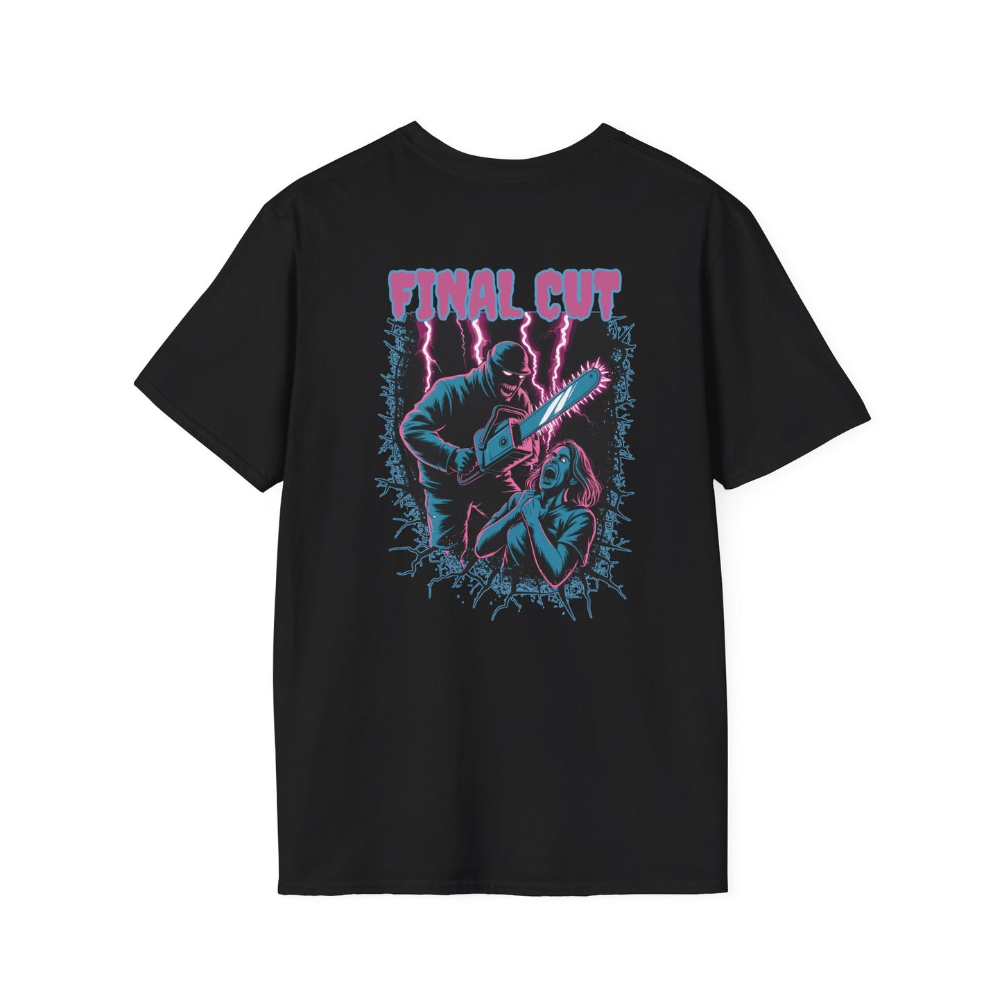 Final Cut Breaking Thru Slasher Halloween Graphic Halloween T-Shirt