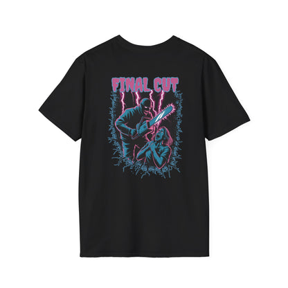 Final Cut Breaking Thru Slasher Halloween Graphic Halloween T-Shirt