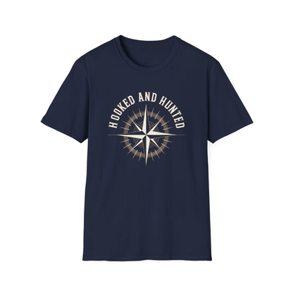 Compass Rose Hooked and Hunted T Shirt