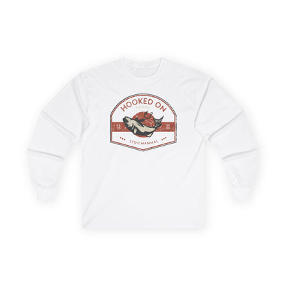 Hooked On Fishing Unisex Long Sleeve Tee