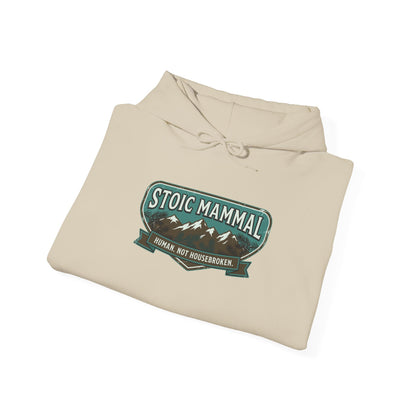 Human, Not Housebroken Retro Outdoor Graphic Hoodie