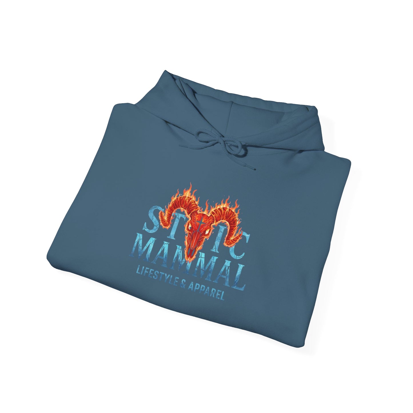 Fire and Ice Stoic Mammal Kanji Style Hoodie