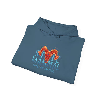 Fire and Ice Stoic Mammal Kanji Style Hoodie