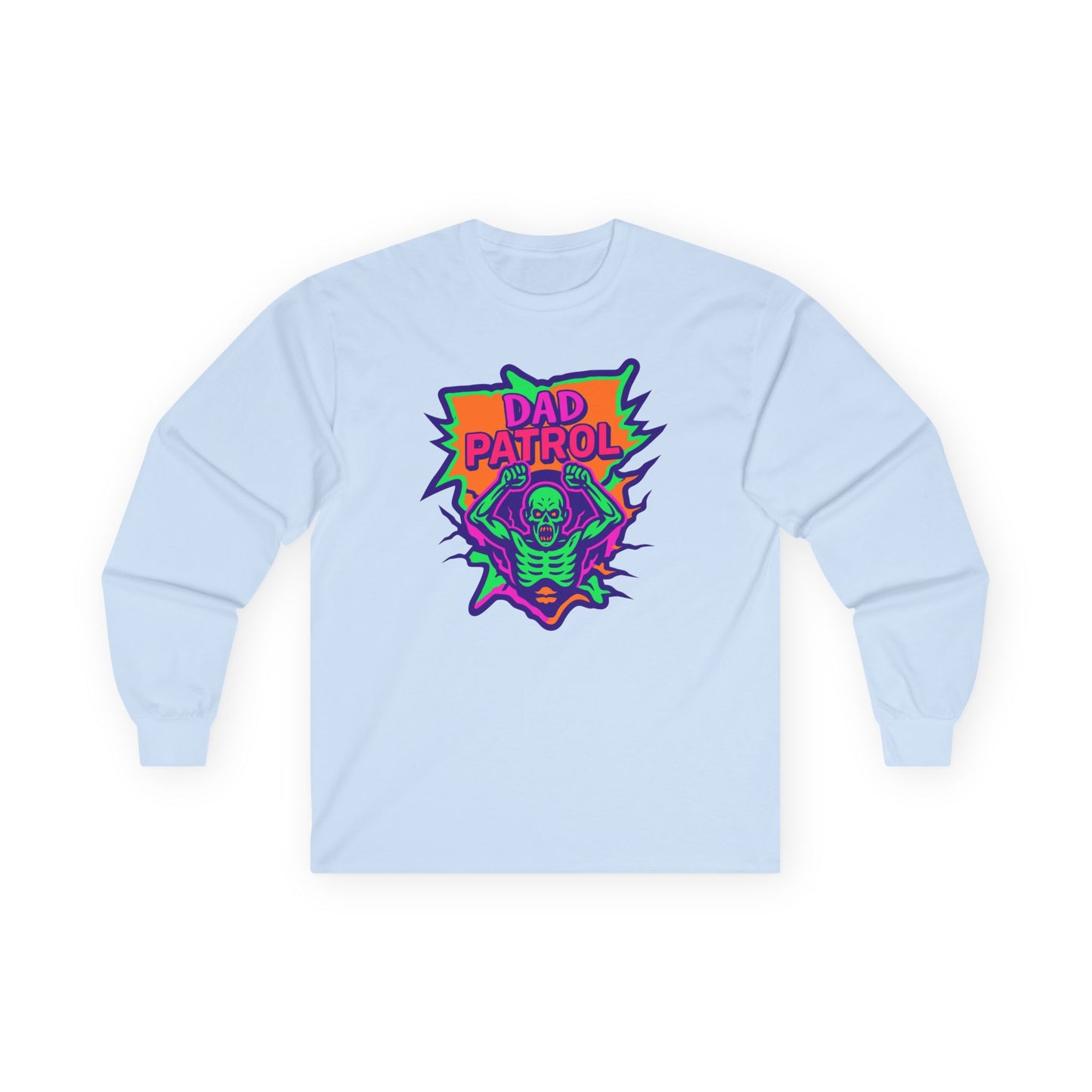 Halloween Dad Patrol Trick or Treat Zombie Graphic Tee