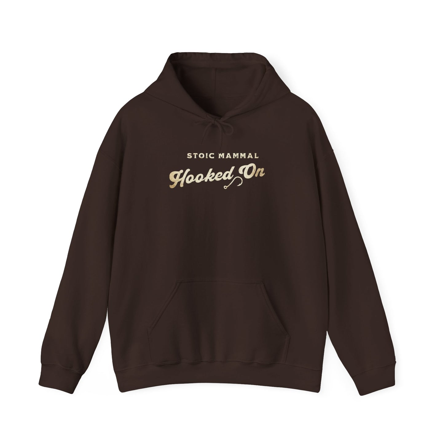 Hooked On Fishing Weathered AF  Hooded Sweatshirt