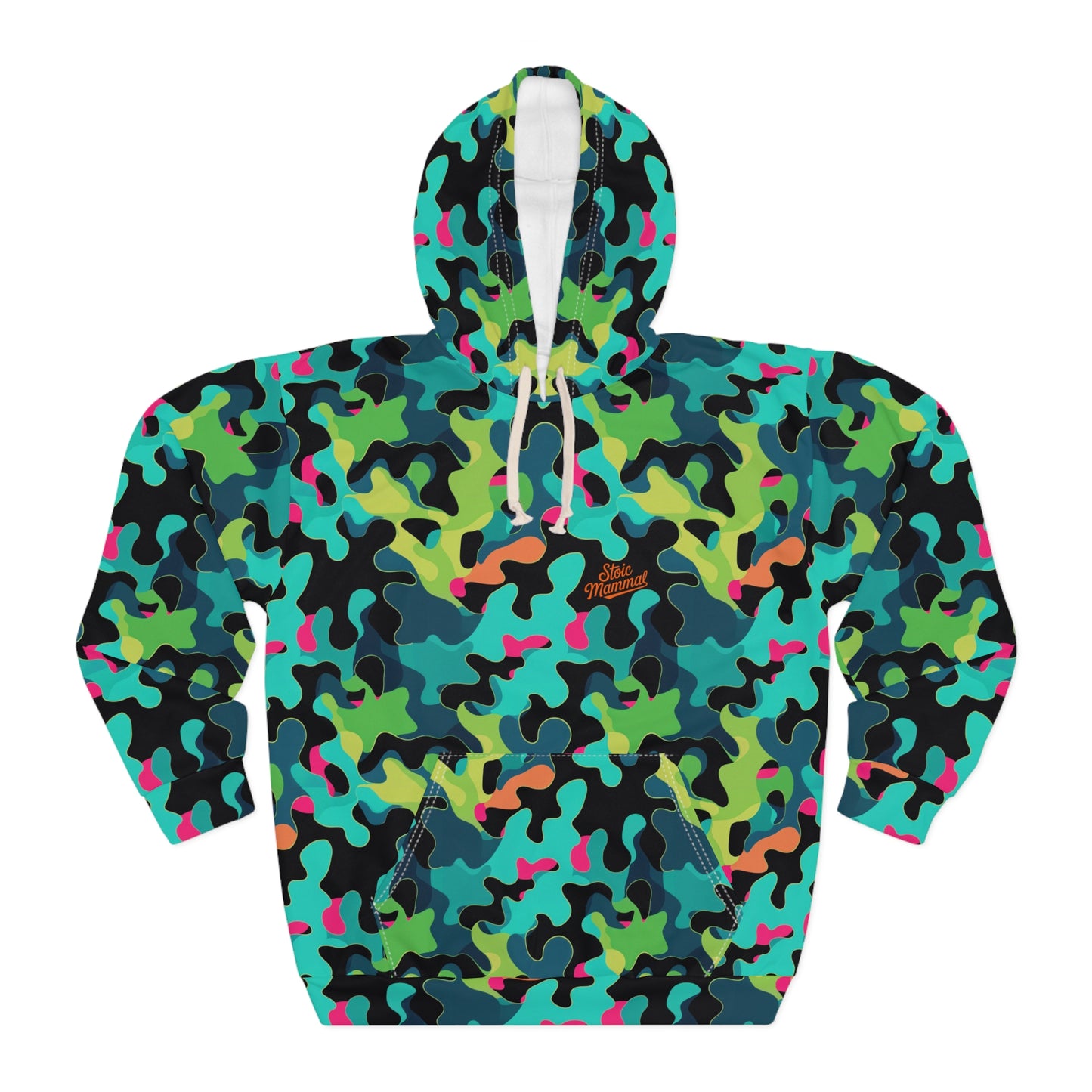 Toxic Jungle Digital Camo Stealth Tactical Unisex Pullover Hoodie