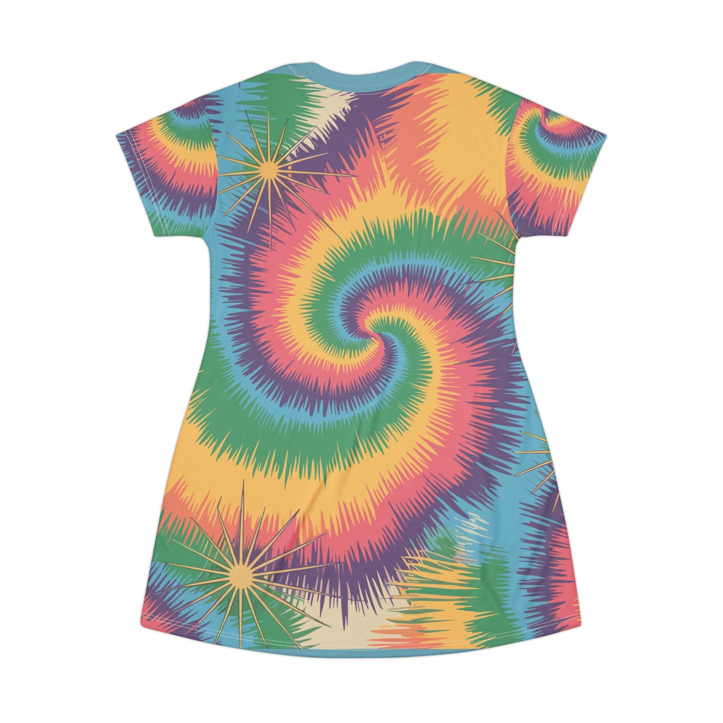 Tie Dye Sun Fun T Shirt Dress