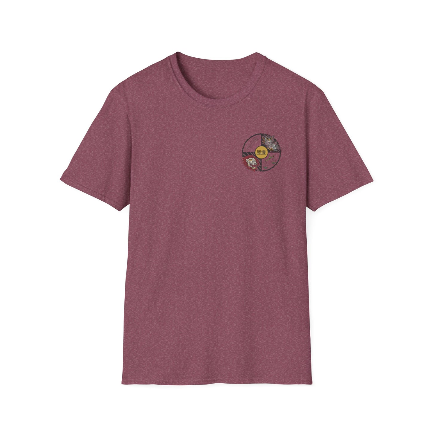 Warrior Spirit Samurai Bear T-Shirt Kanji Japanese Rising Sun Graphic Tee