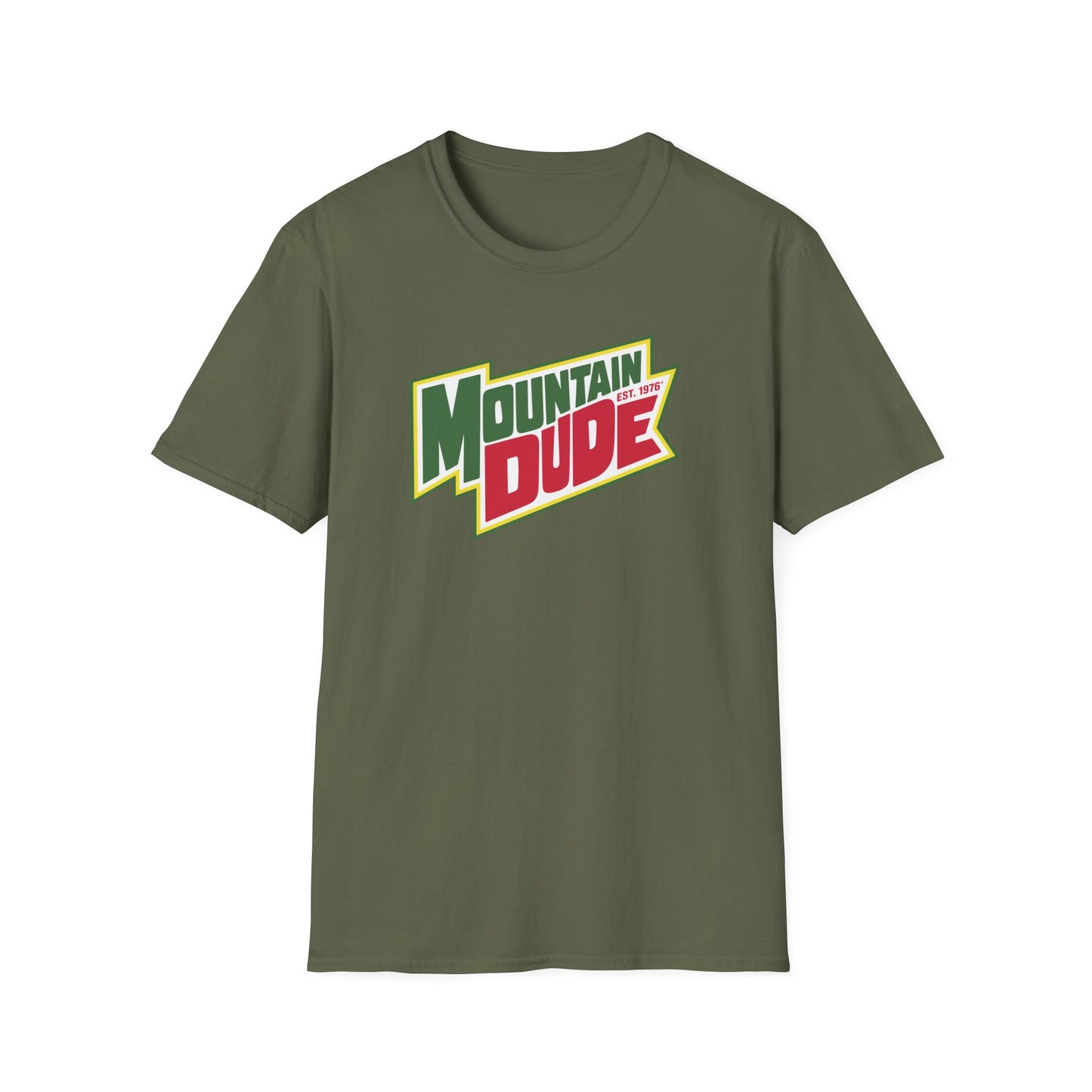 Mountain Dude Graphic T-Shirt, Unisex Tee for Outdoor Lovers, Casual Wear, Gift for Adventurers, Birthday Present, Summer Fashion