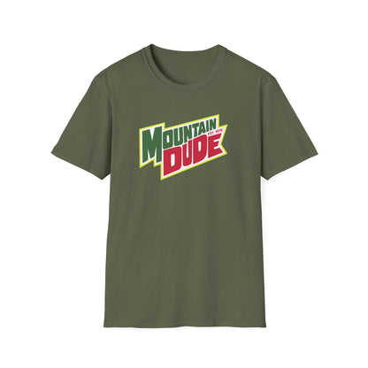 Mountain Dude Graphic T-Shirt, Unisex Tee for Outdoor Lovers, Casual Wear, Gift for Adventurers, Birthday Present, Summer Fashion