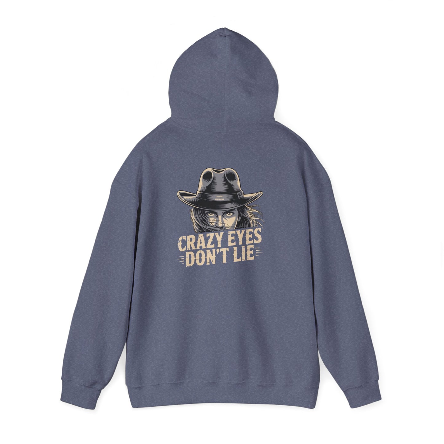 Crazy Eyes Don't Lie Western Cowgirl Graphic Hoodie