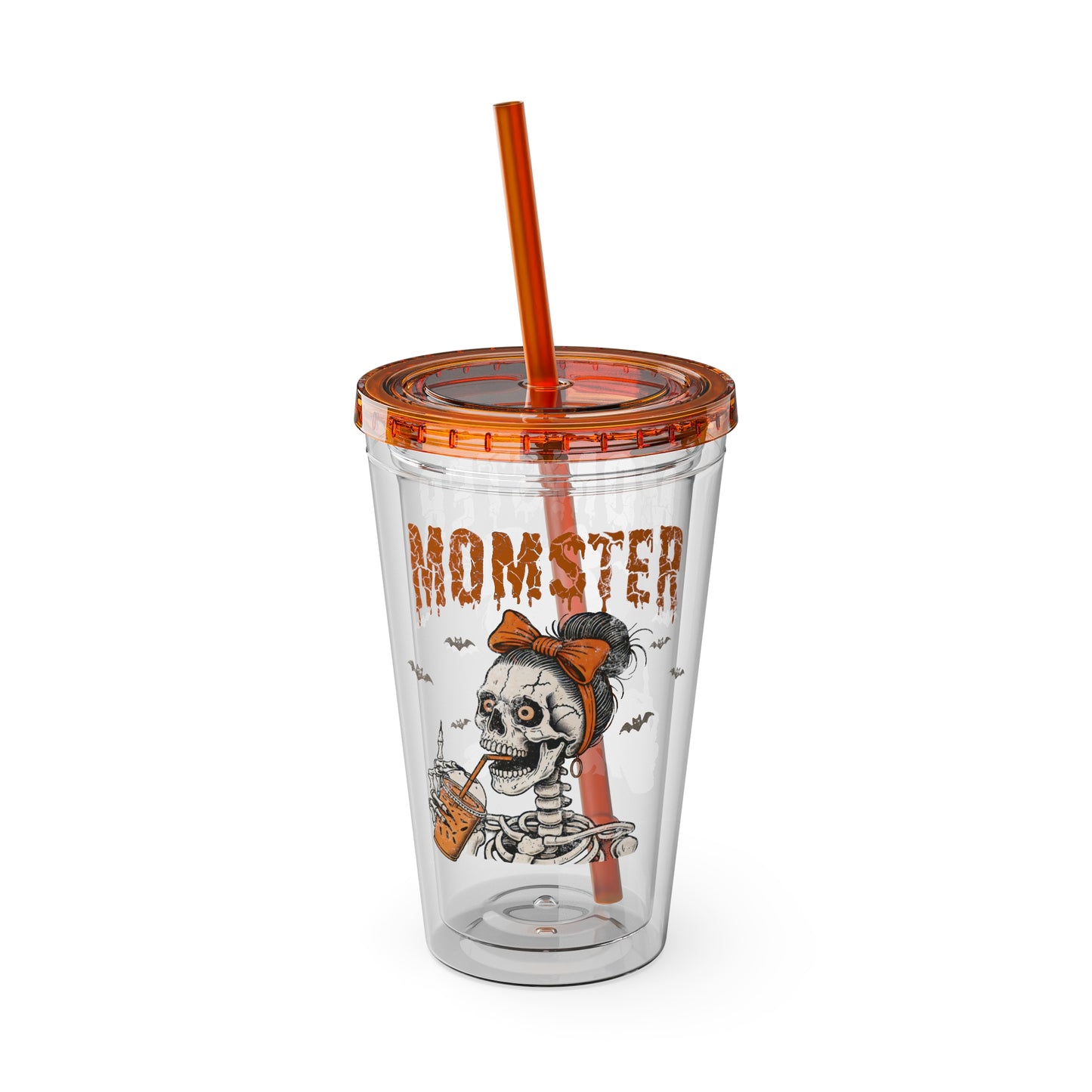 Halloween Momster Sunsplash Tumbler with Straw, 16oz