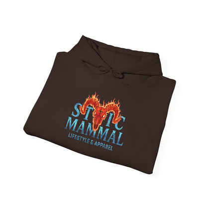 Fire and Ice Stoic Mammal Kanji Style Hoodie