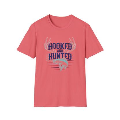 Hooked and Hunted Stars and Stripes T Shirt