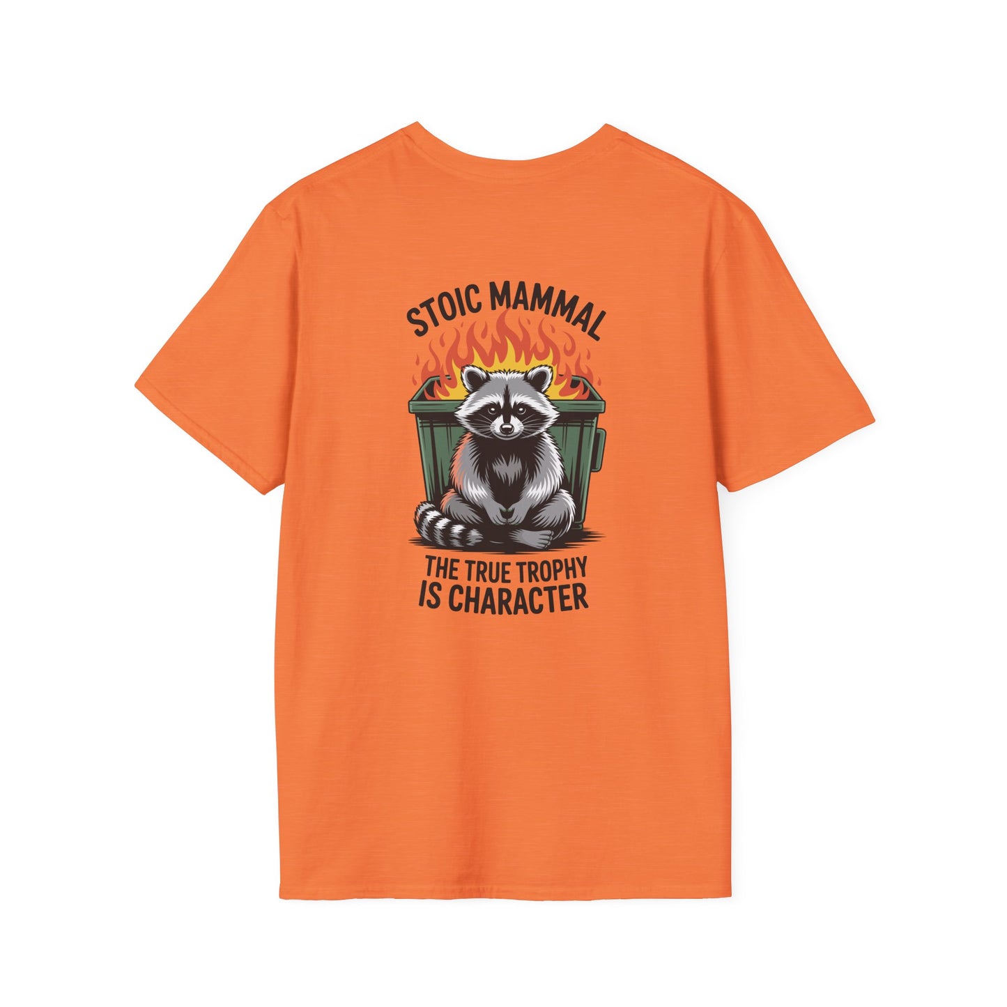 Stoic Mammal “Dumpster Fire” Raccoon T-Shirt