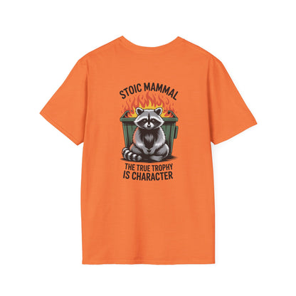 Stoic Mammal “Dumpster Fire” Raccoon T-Shirt