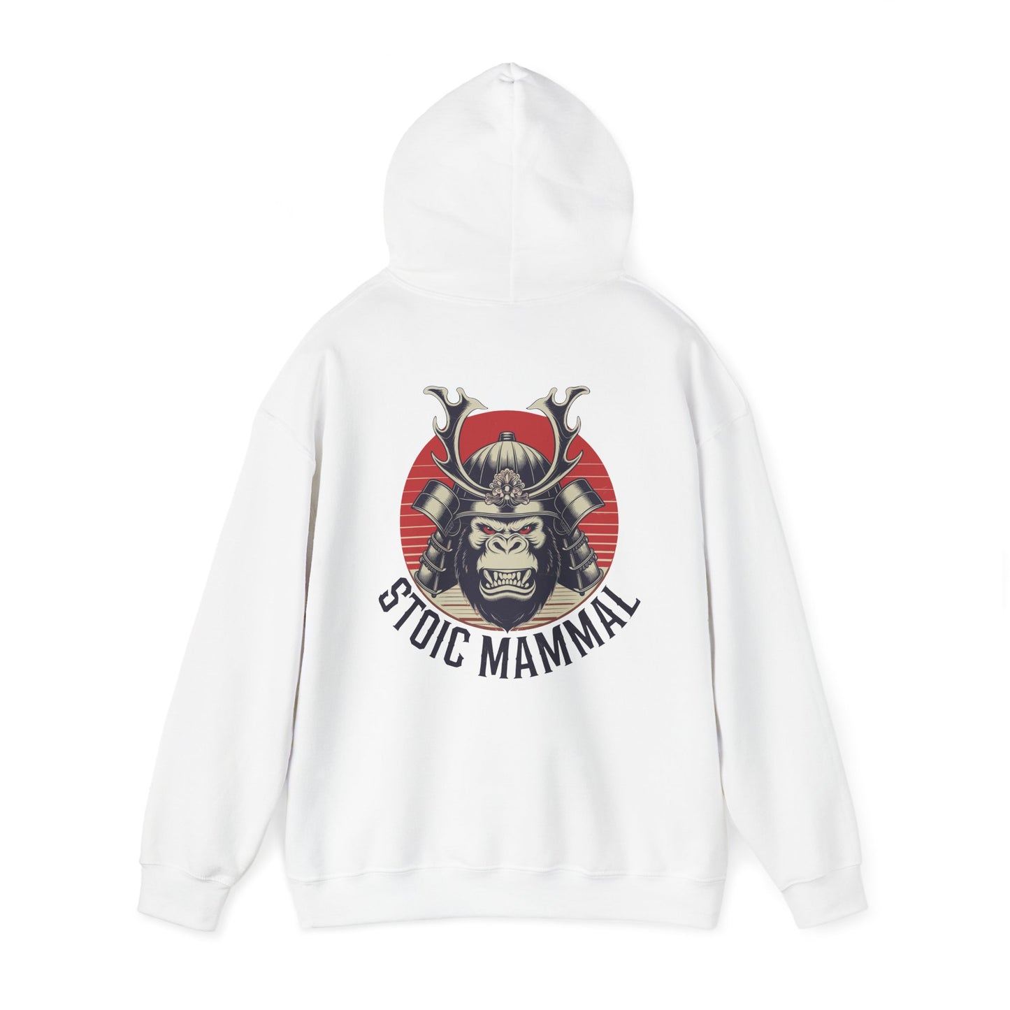 Samurai Primate Stoic Mammal Unisex Heavy Blend™ Hooded Sweatshirt