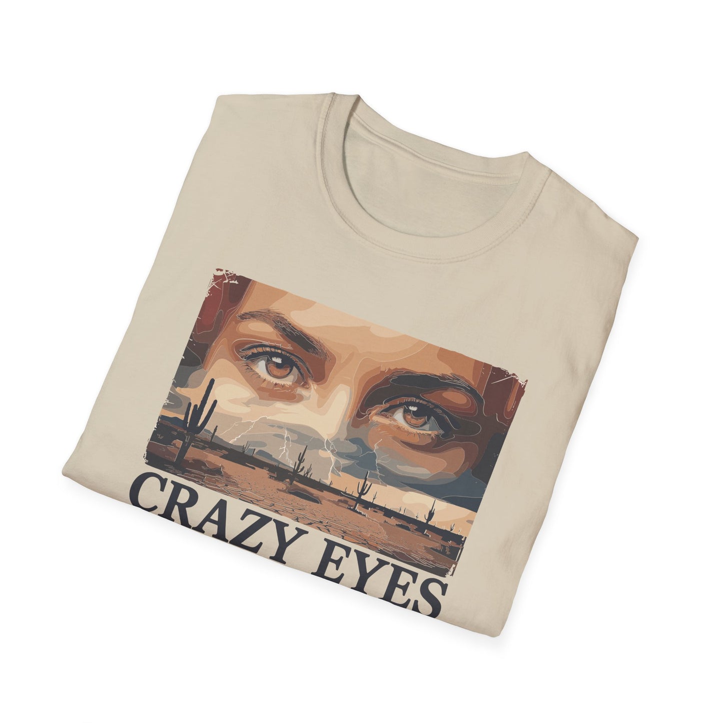 Her Crazy Eyes Can't Lie Unisex Softstyle T-Shirt