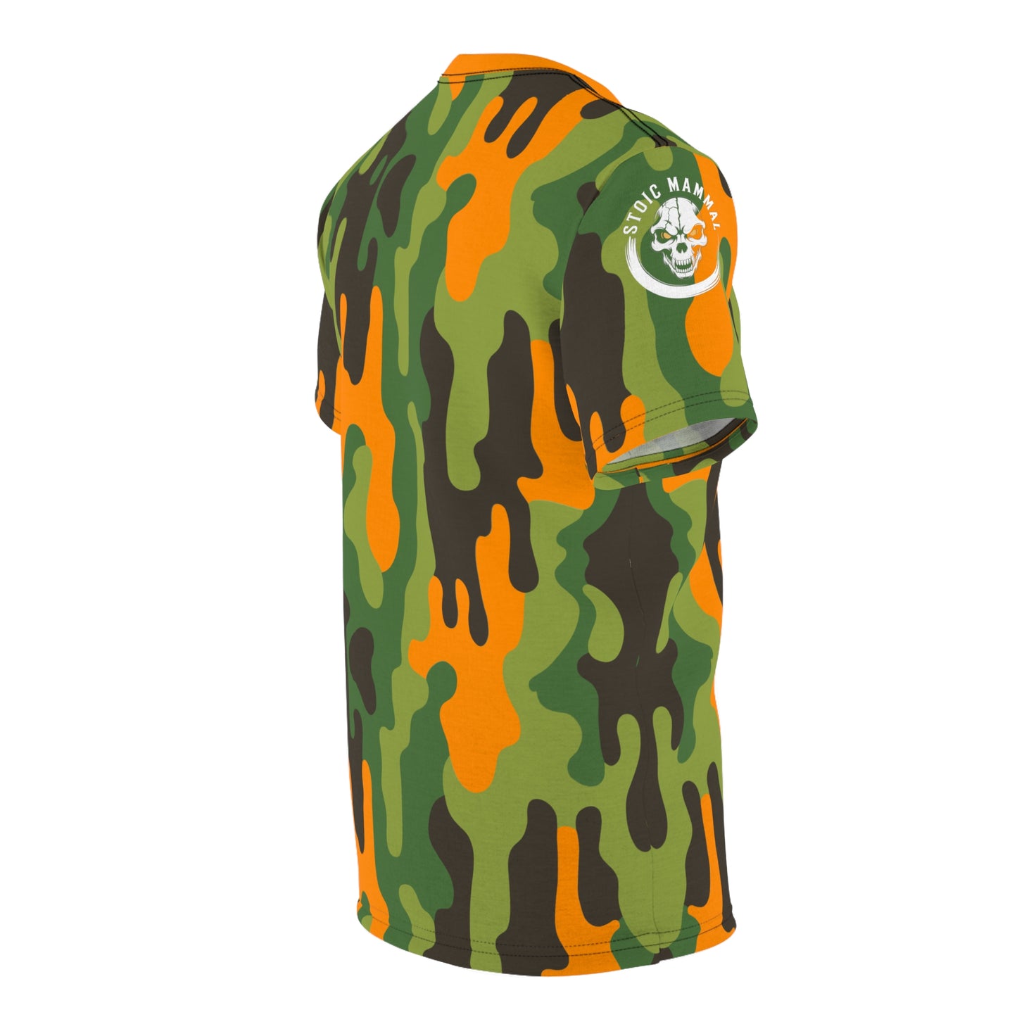Camouflage Unisex Cut & Sew Tee, Urban Streetwear, Casual Wear, Nature Lover Gift, Outdoor Adventure Apparel