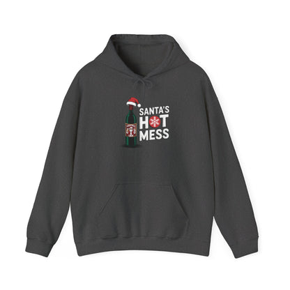 Santa's Hot Mess Hooded Sweatshirt