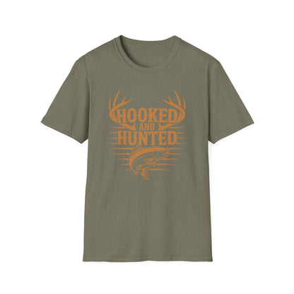 Hooked and Hunted Minimal T Shirt