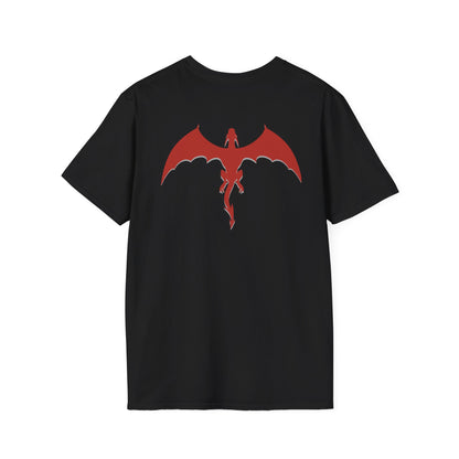 Dragon Crest With Back Winged Dragon T Shirt