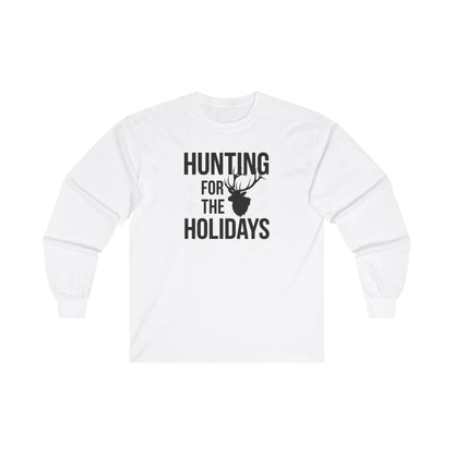 Hunting For The Holidays Christmas Unisex Ultra Cotton Long Sleeve Tee