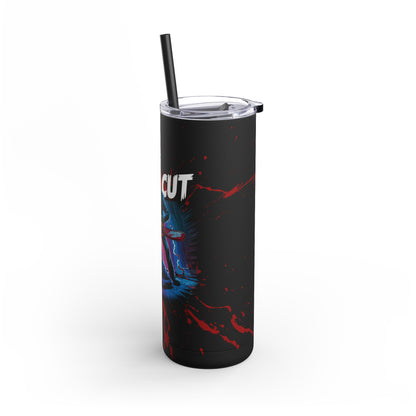Final Cut Slasher Halloween Skinny Tumbler