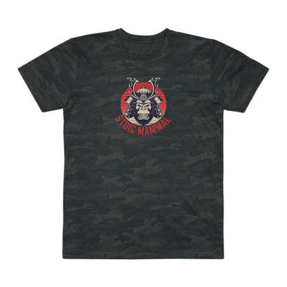 Men's Tee - Retro Primate Samurai Stoic Mammal