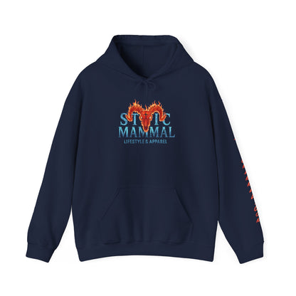 Fire and Ice Stoic Mammal Kanji Style Hoodie