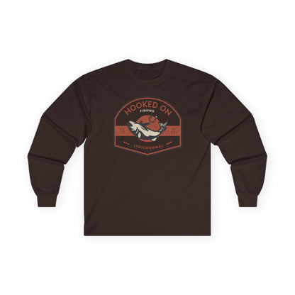 Hooked On Fishing Unisex Long Sleeve Tee