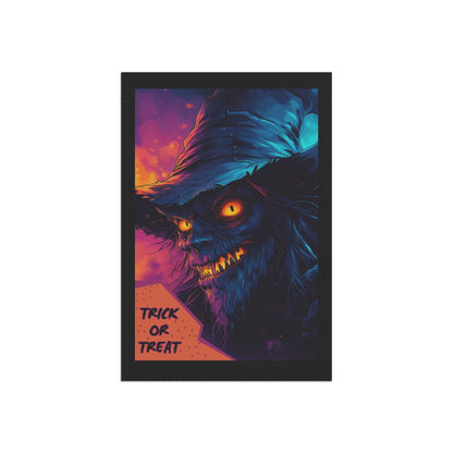 Wolf Witch Trick Or Treat Halloween Garden & House Banner